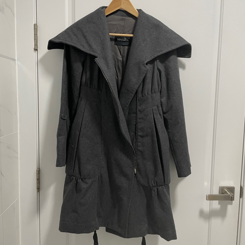 Max & Co. Charcoal Outerwear